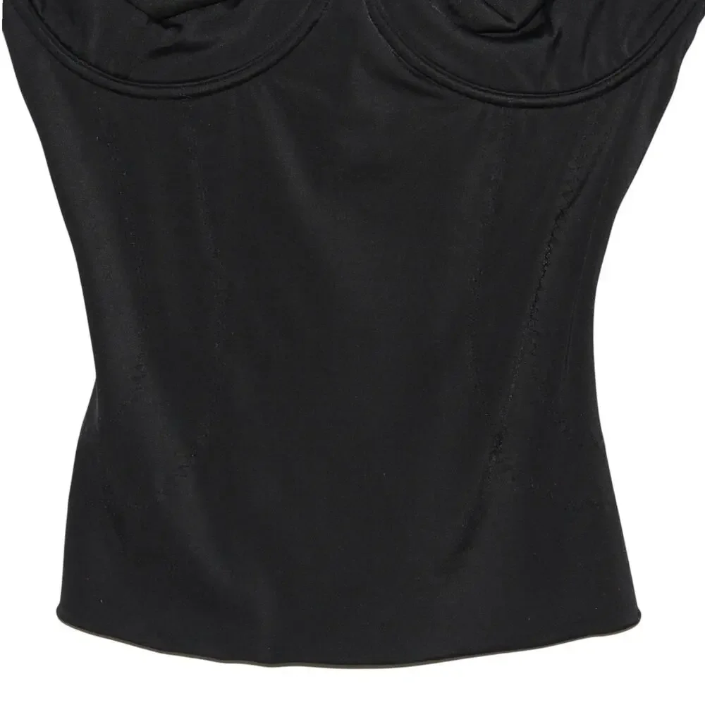 Body by Nancy Ganz Shaper Tank Top with Underwire Bra Black Size 38C